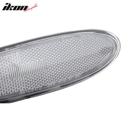 2000-2003 Nissan Maxima JDM Black Front Bumper Side Marker Lights
