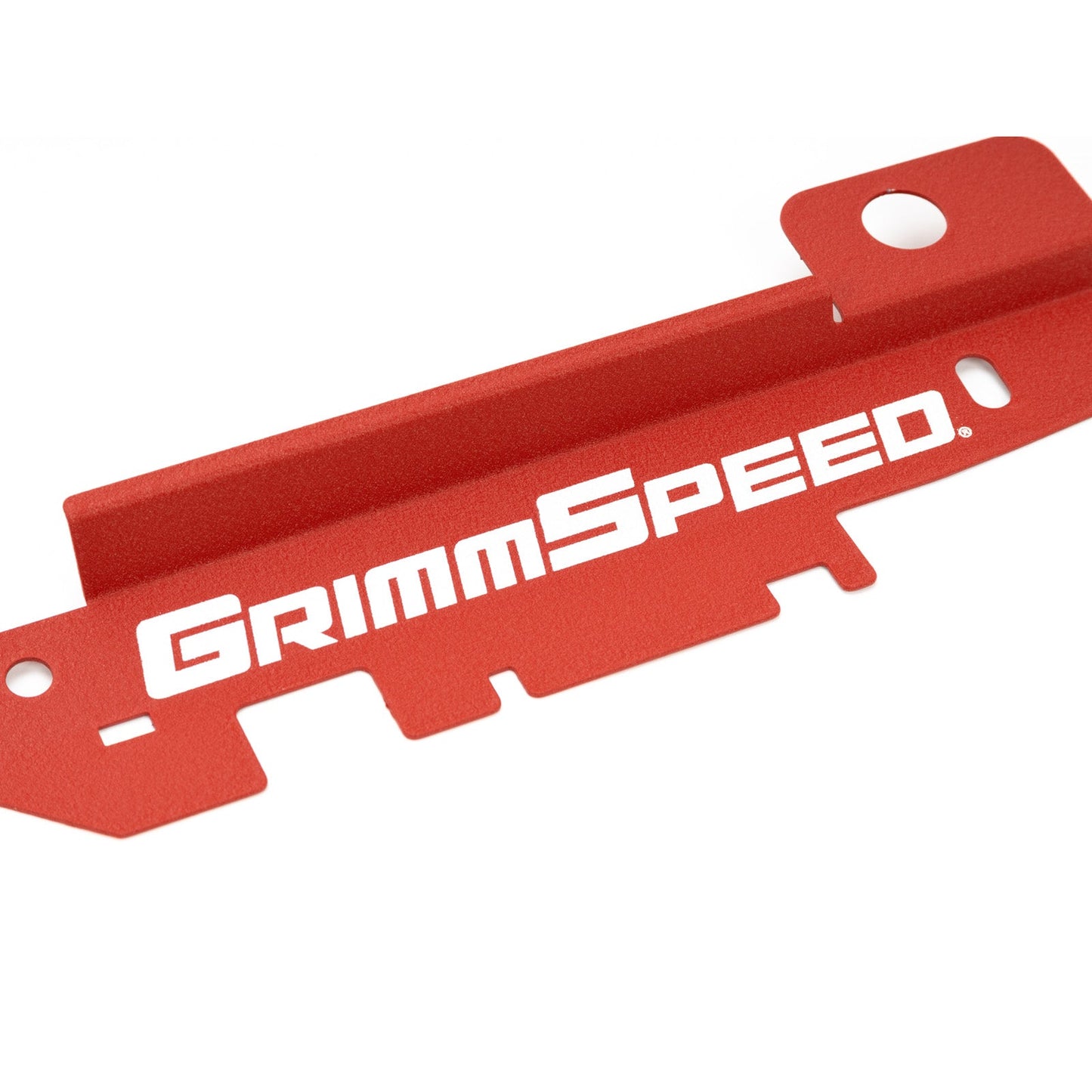 GrimmSpeed Radiator Shroud w/ Tool Tray - Red - 2003-09 Subaru Legacy, 2003-09 Subaru Outback GRM096032