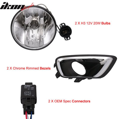 2015-2017Â  Chevy Colorado Front Fog Light Lamp H3 12V 20W Clear Lens