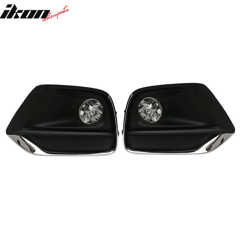 2017-2021 Chevy Trax Fog Light Foglight Kit Fog Lamp w/ Chrome Trim