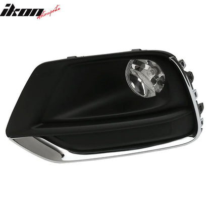 2017-2021 Chevy Trax Fog Light Foglight Kit Fog Lamp w/ Chrome Trim