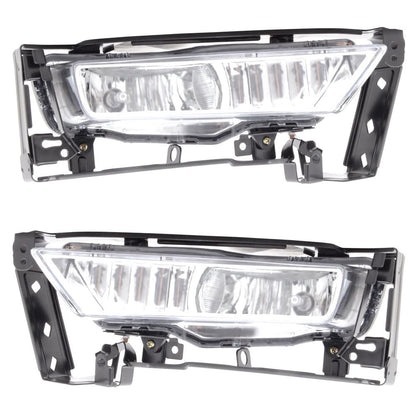 Fits 13-15 Accord Sedan Clear Lens Bumper Driving Fog Lights Bulbs