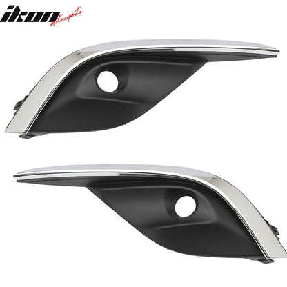 Fits 16-17 Mazda 6 Front Fog Light Lamps LED Clear Lens w/ Trim 2PC