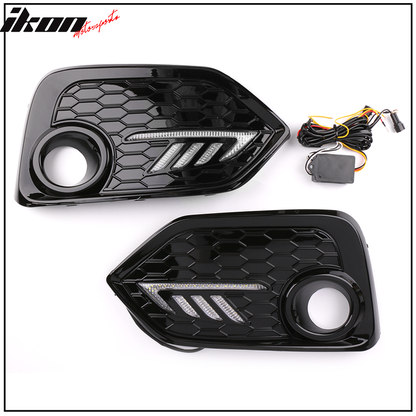 2017-2018Â Honda Civic DRL Fog Light Covers Yellow Signal