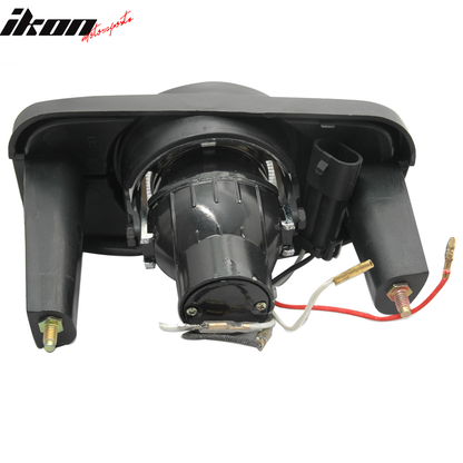 Fits 99-04 Jeep Grand Cherokee Halo Projector FogLight Lamps Clear