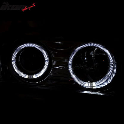 Fits 92-98 BMW E36 Sedan Halo Projector Headlights Lamps