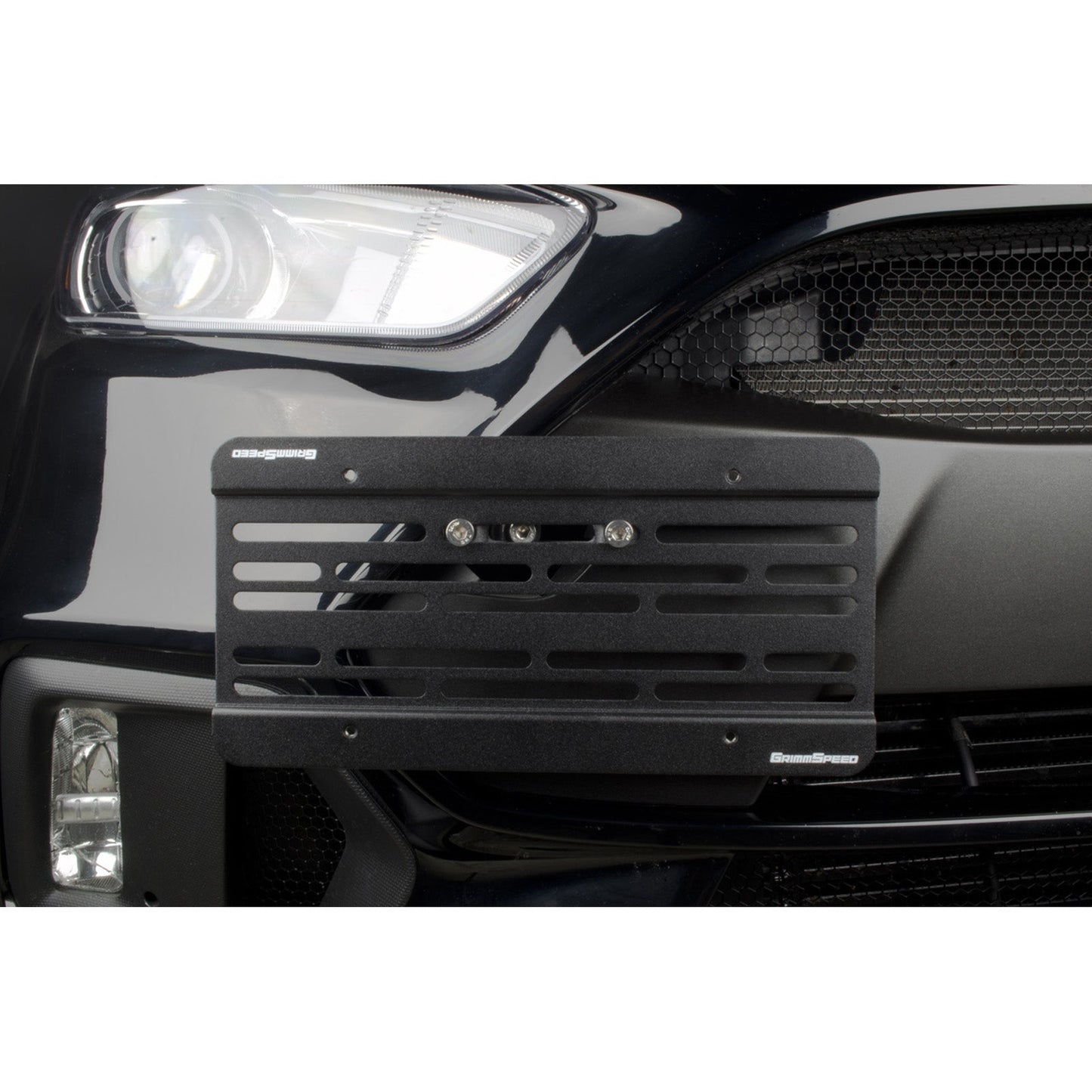 GrimmSpeed License Plate Relocation Kit - 2016-18 Ford Focus RS GRM094070