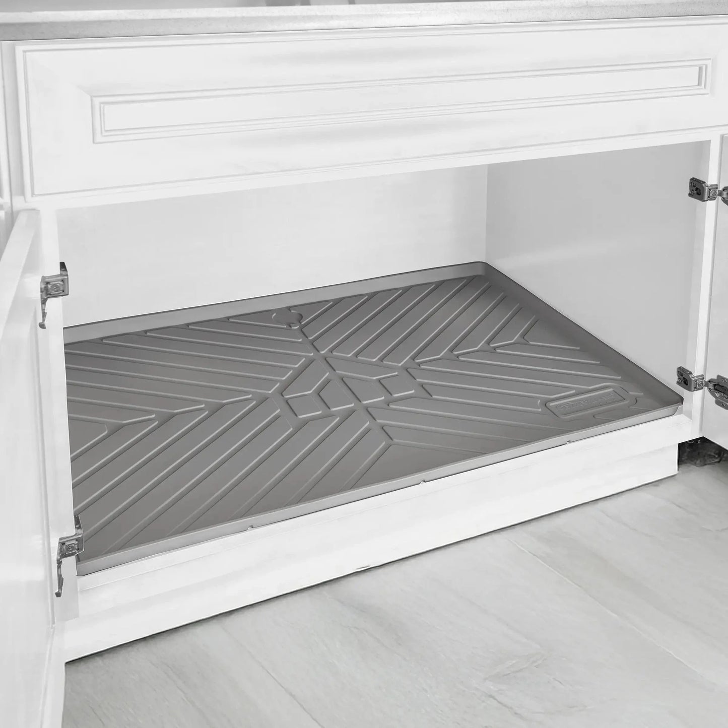 SMARTLINER HOME™ Under Sink Cabinet Kitchen Mats Compatible With Standard Kitchen Cabinets 22.5" x 28.5"