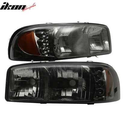 1999-2007 GMC Yukon Headlight & Bumper Lamp & Amber Reflector
