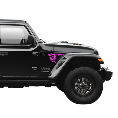 Leopard Print Vent Decals