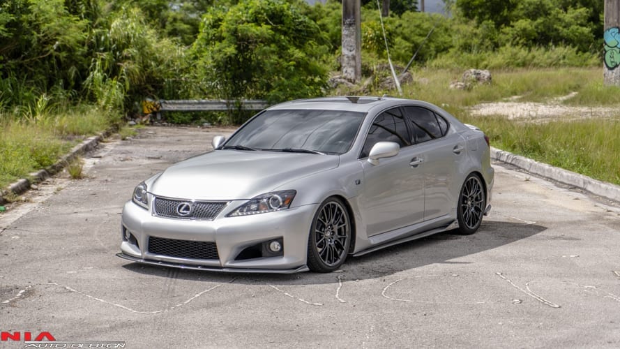 NIA Lexus IS-F Full Splitter lip (Front, Sides, Rears) 2008-14 ISF08-FK