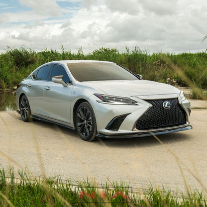 Lexus ES Base Model, F-Sport NIA Full lip Body Kit 5pcs (Front Splitter, Side Skirt Rockers, Rear apron spats) 2019-2025 in ABS