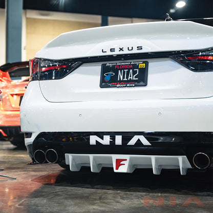 NIA Lexus GS-F NIA Diffuser Bumper Extension (2016-20) GSF16-RD