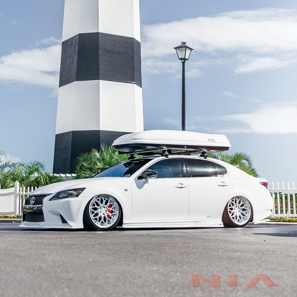 NIA Lexus GS F-Sport NIA Side Skirts Splitter Lip (2012-2015) GS13-SPR-SD-RWB