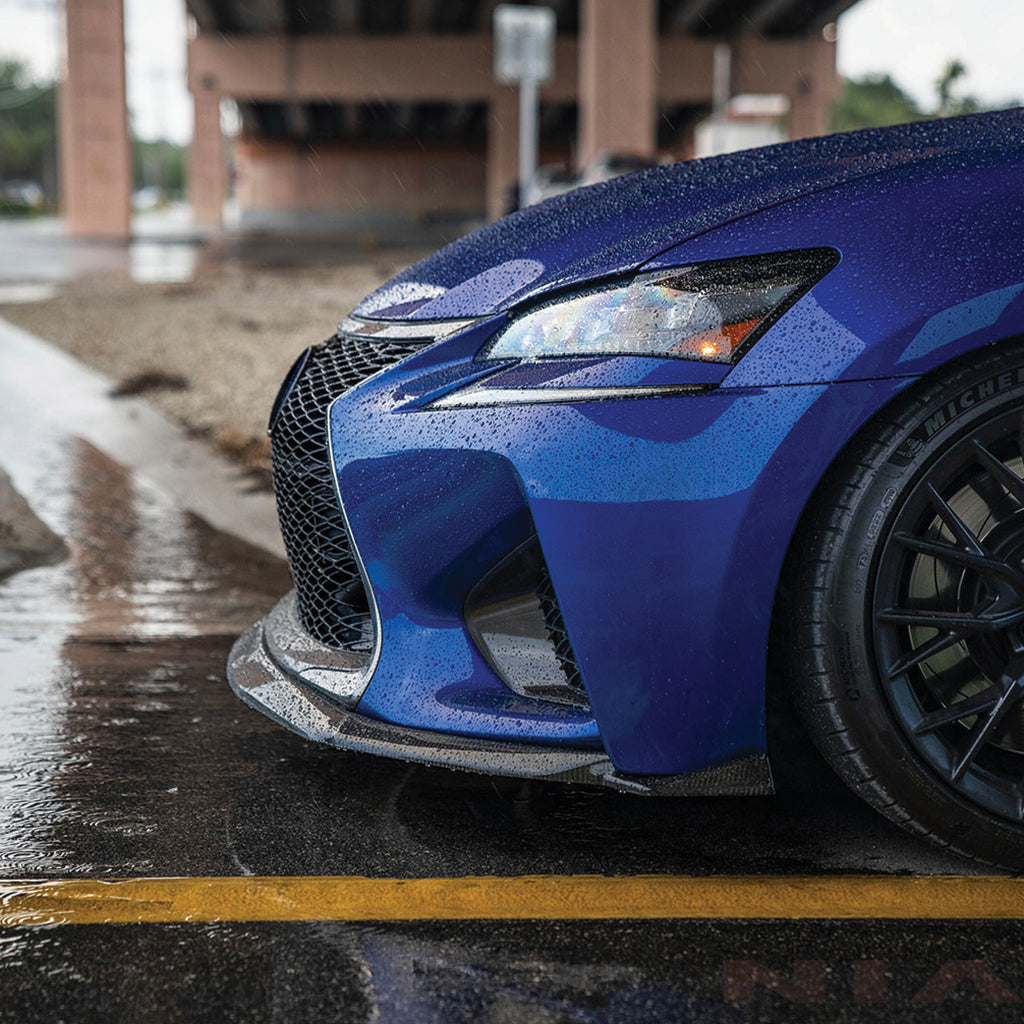 Lexus GS-F NIA Front Splitter Lip 2016-2020 in ABS or Carbon Fiber