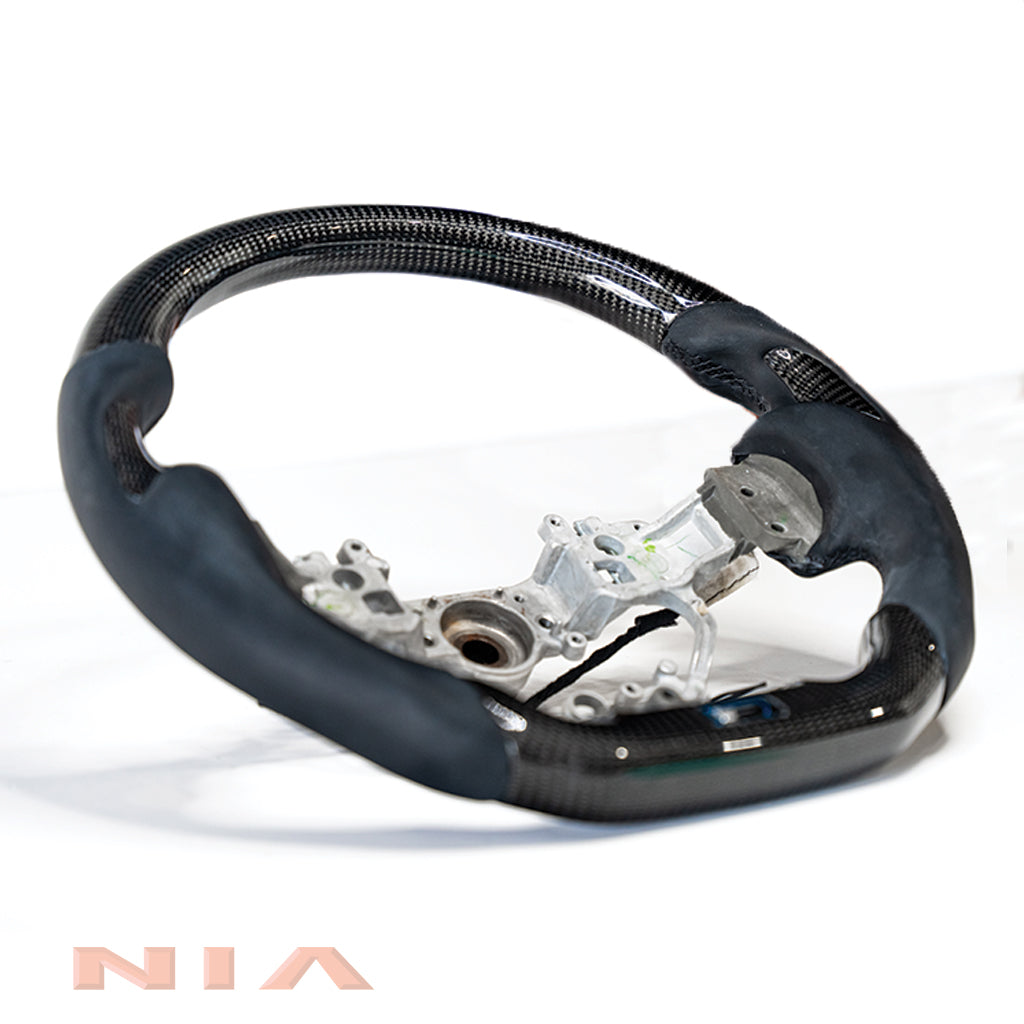 NIA Lexus IS 2014-2016 Carbon Fiber Steering Wheel With Inserts IS14-STW-CFINSRT