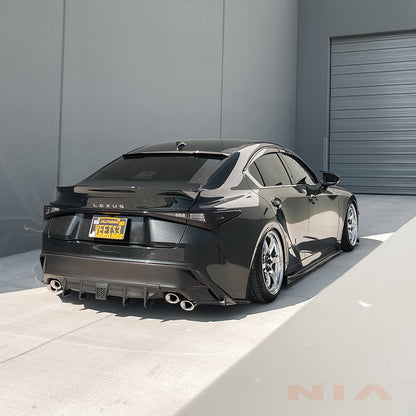 Lexus IS Base Model, F-sport, IS500 NIA Rear Duck Bill Trunk Spoiler V3 2021-2025 in ABS