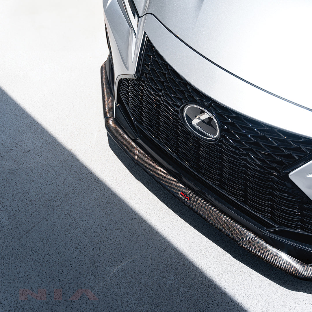 Lexus IS 500 NIA Front Lip Splitter Bodykit 2022-2025 in ABS or Carbon Fiber