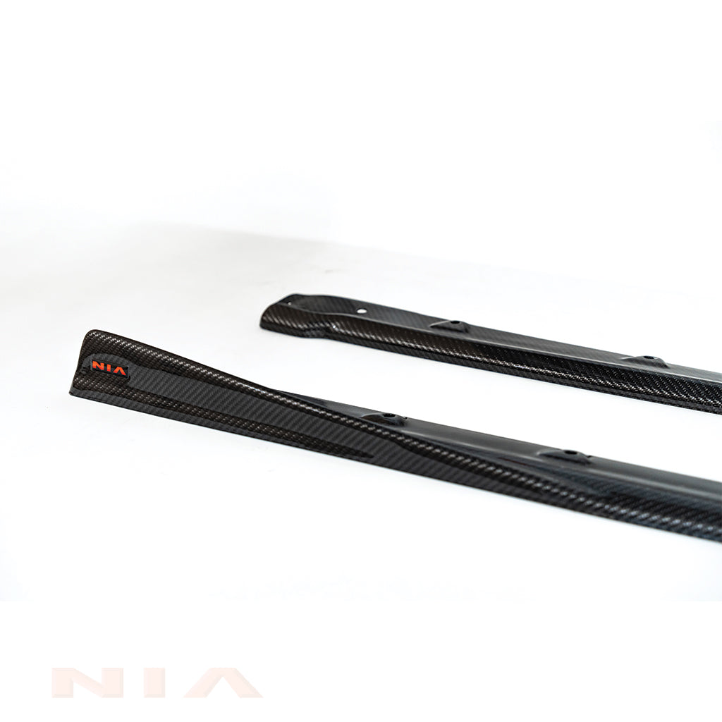 Lexus IS 2021-2026 NIA Side skirts aero lip bodykit in ABS or Carbon Fiber (Base, F Sport, IS300, IS350, IS500)