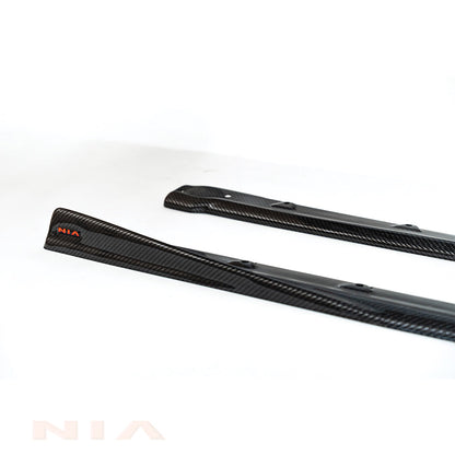 Lexus IS 2021-2026 NIA Side skirts aero lip bodykit in ABS or Carbon Fiber (Base, F Sport, IS300, IS350, IS500)