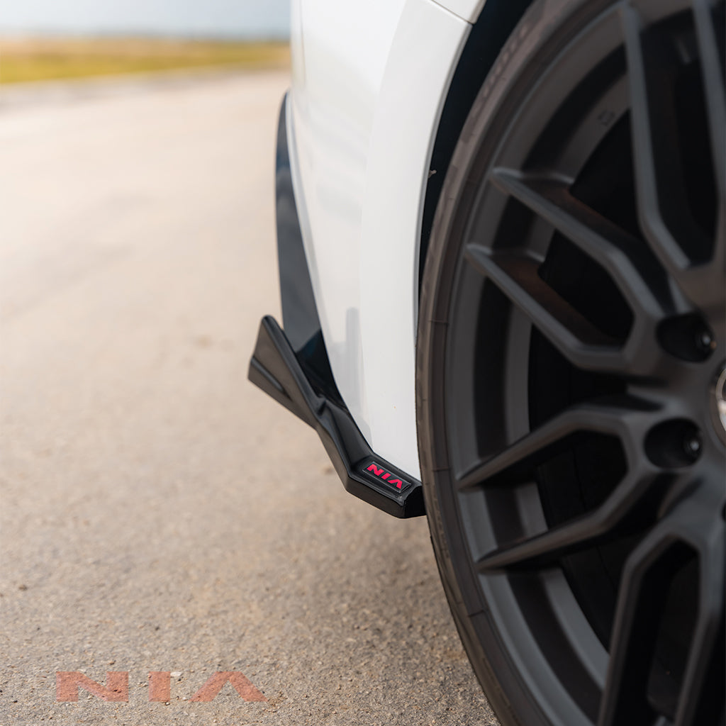 Lexus IS 500 NIA Rear Lip Spats bodykit  2022-2025 in ABS and Carbon Fiber