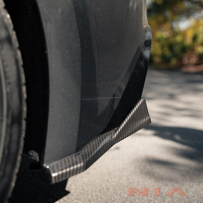 Lexus IS 500 NIA Rear Lip Spats bodykit  2022-2025 in ABS and Carbon Fiber
