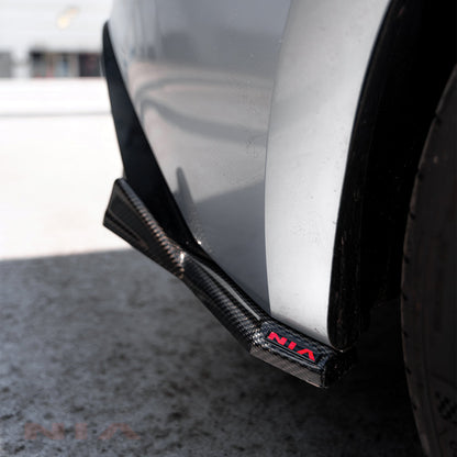 Lexus IS 500 NIA Rear Lip Spats bodykit  2022-2025 in ABS and Carbon Fiber