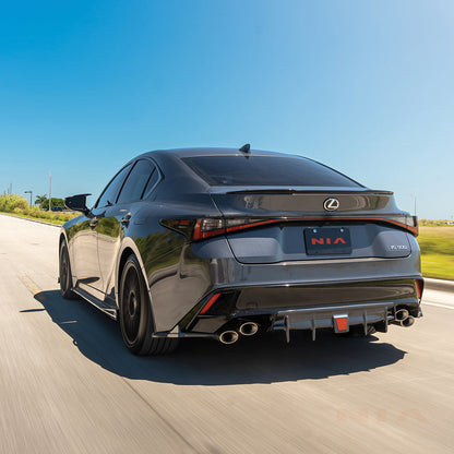 Lexus IS 500 NIA  Full lip Body Kit 6pcs (Front Splitter, Side Skirt Rockers, Rear apron spats, Diffuser Bumper Extension) 2022-2025 in ABS or Carbon Fiber