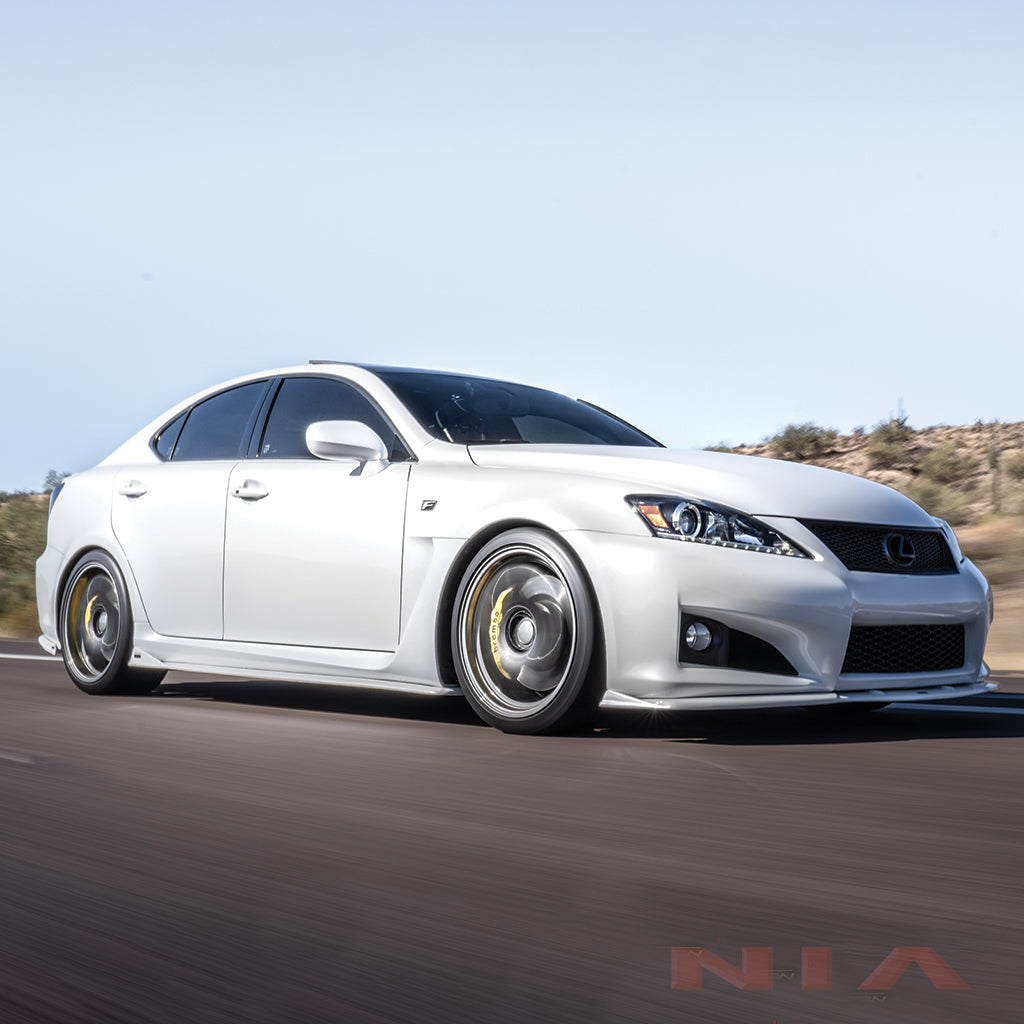 NIA Lexus IS-F Full Splitter lip (Front, Sides, Rears) 2008-14 ISF08-FK