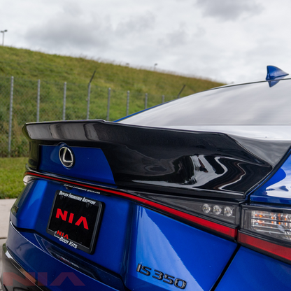 Lexus IS Base Model, F-sport, IS500 NIA Rear Duck Bill Trunk Spoiler V2 2021-2025 in ABS