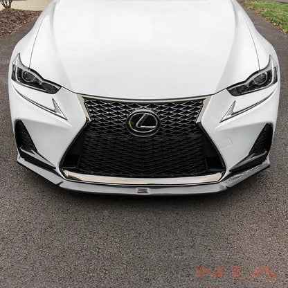 Lexus IS Base Model, F-Sport NIA Front Splitter Lip body kit 2017-2020 in ABS