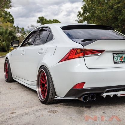 Lexus IS Base Model, F-Sport NIA Rear Lip Spats bodykit  2017-2020 in ABS