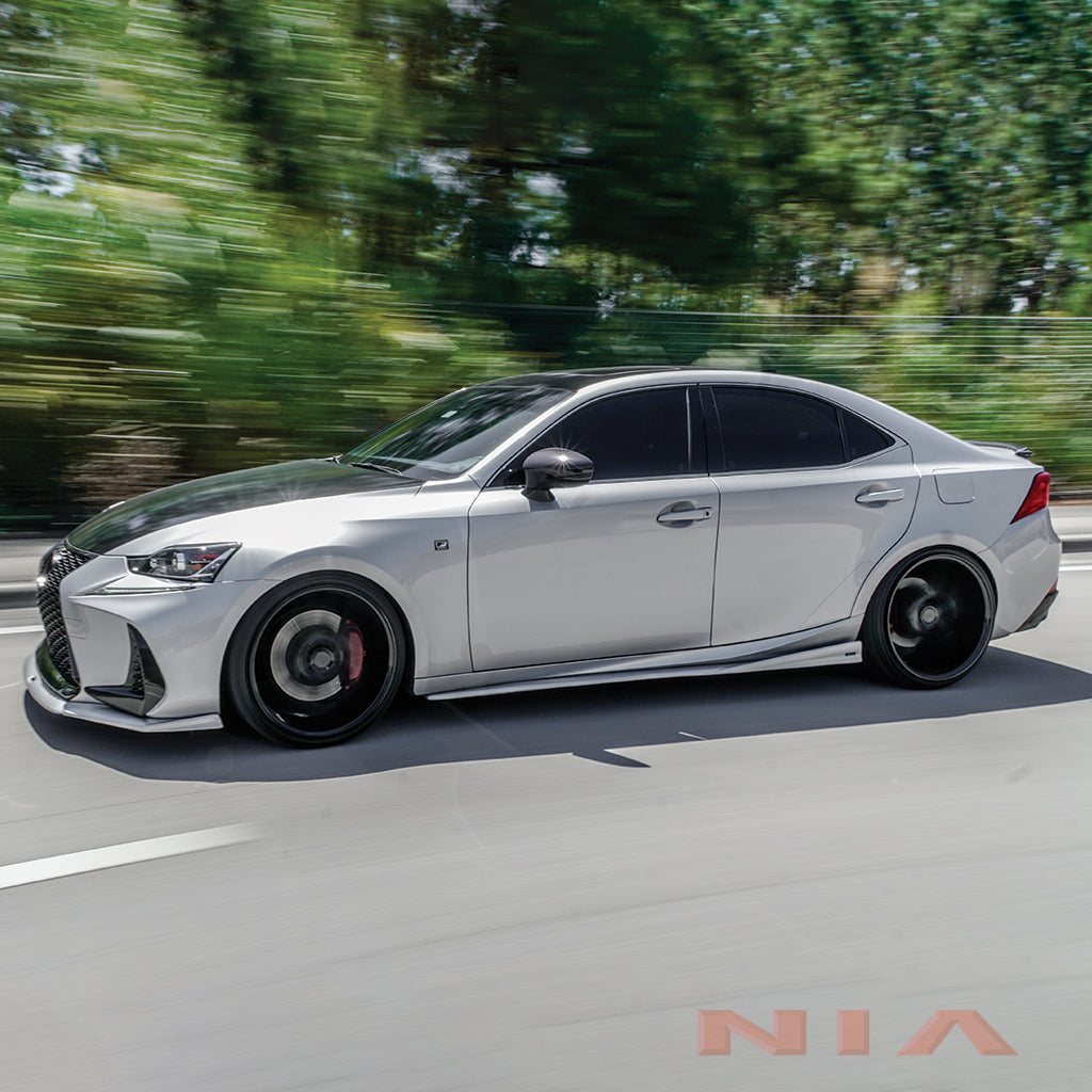 NIA Lexus IS300 IS350 IS200T Side Skirts NIA Splitter Lip Body Kit 2017-2020 IS17-SD