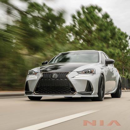 Lexus IS Base Model, F-Sport NIA Front Splitter Lip body kit 2017-2020 in ABS