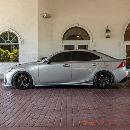 Lexus IS Base Model, F-Sport NIA  side skirts lip bodykit 2017-2020 in ABS