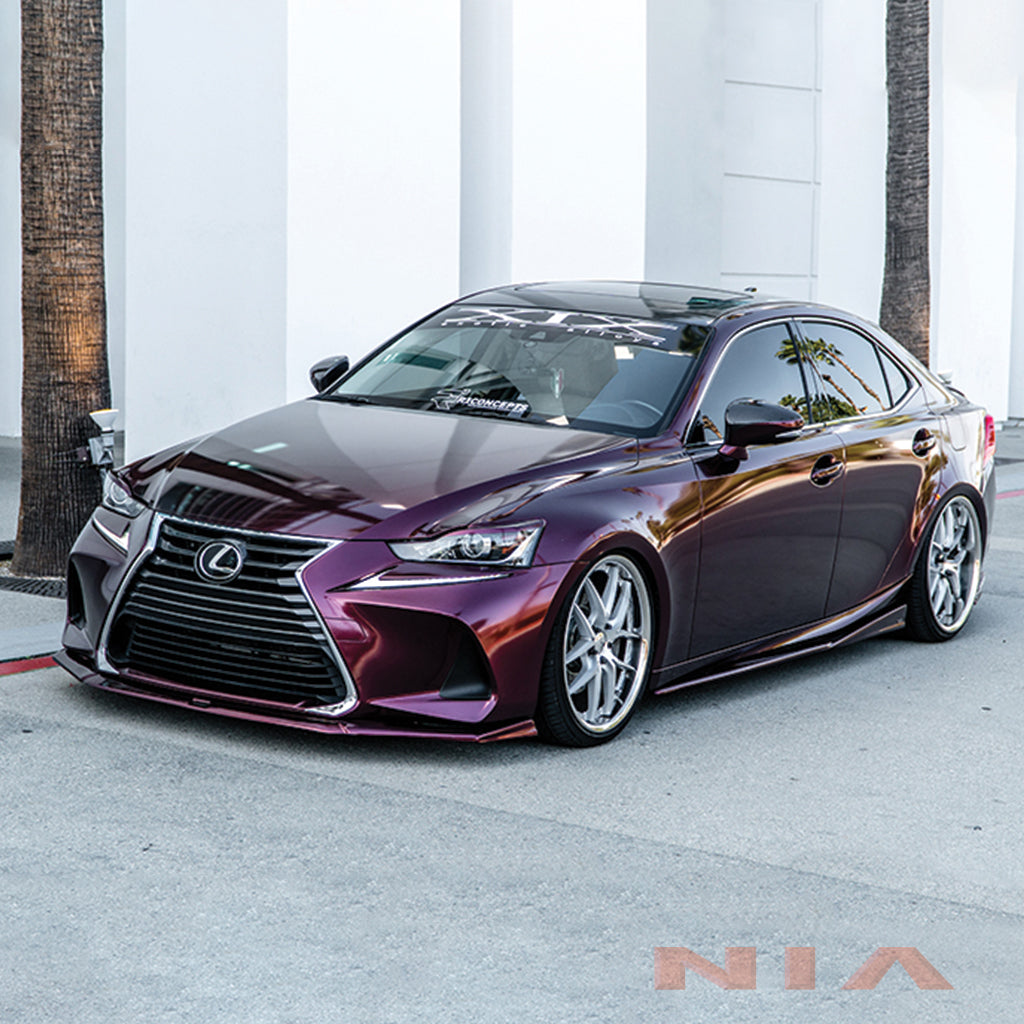 Lexus IS Base Model, F-Sport NIA Front Splitter Lip body kit 2017-2020 in ABS