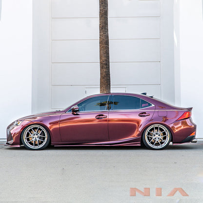 Lexus IS Base Model, F-Sport NIA  side skirts lip bodykit 2017-2020 in ABS
