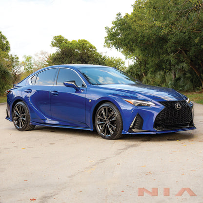 NIA Lexus IS-300, IS-350, F-Sport NIA Side Skirt Splitter Lip (2021-2024) IS21-SPR-SD