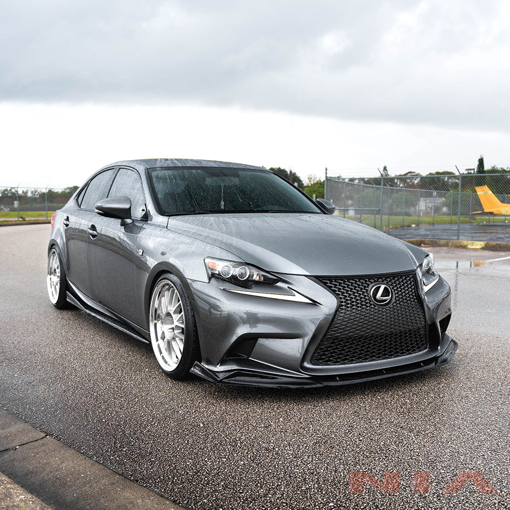 Lexus IS F-Sport NIA  front splitter lip bodykit 2014-2016 in ABS
