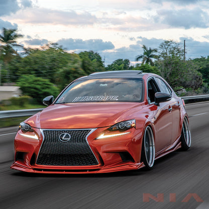 Lexus IS F-Sport NIA  front splitter lip bodykit 2014-2016 in ABS