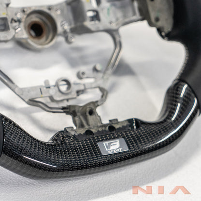 NIA Lexus RC 2015-2018 Carbon Fiber Steering Wheel RC15-STW-REG