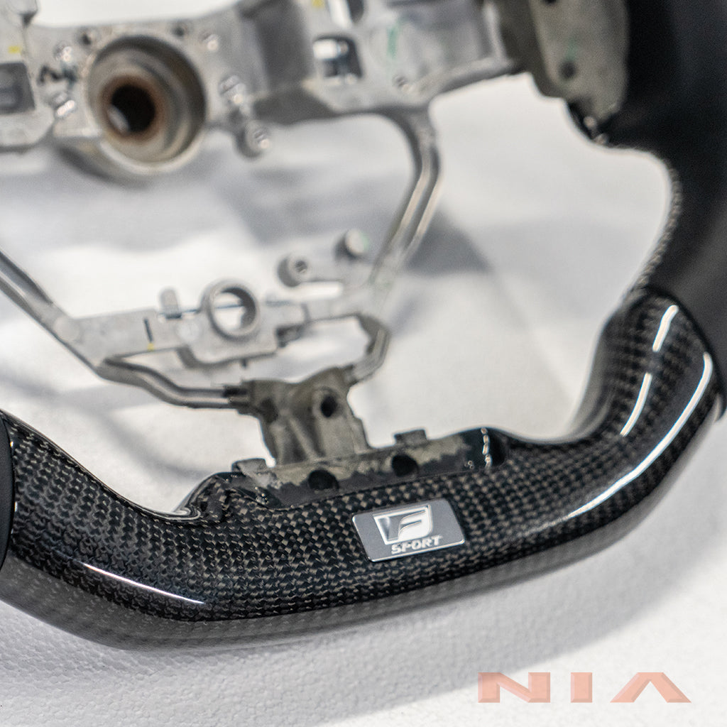 NIA Lexus RC-F 2020-2024 Carbon Fiber Steering Wheel RCF20-STW-REG