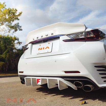 NIA Lexus RC NIA Diffuser Bumper Extension 2015-18 RC15-RD