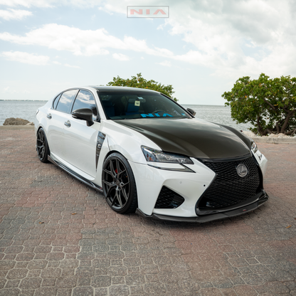 Lexus GS-F  NIA Side Skirts 2016-2020 in ABS or Carbon Fiber