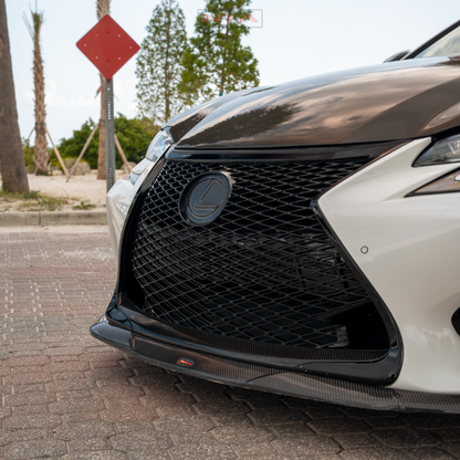 Lexus GS-F NIA Front Splitter Lip 2016-2020 in ABS or Carbon Fiber