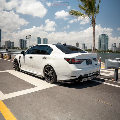 Lexus GS Base Model, F-Sport, GS-F NIA ducktail Spoiler V2 2012-2020 in ABS