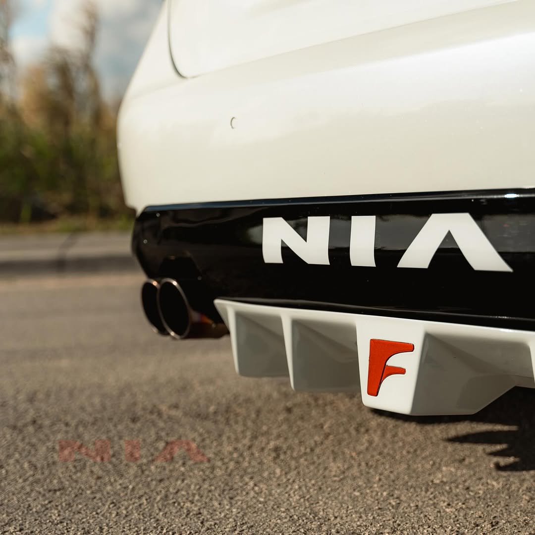 Lexus GS-F  NIA Rear Diffuser Bumper Extension 2016-2020 in ABS or Carbon Fiber