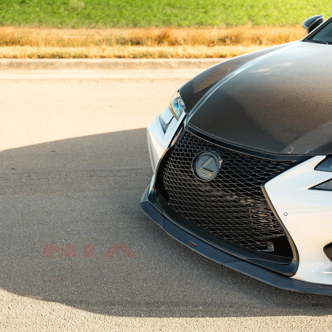 Lexus GS-F NIA Front Splitter Lip 2016-2020 in ABS or Carbon Fiber