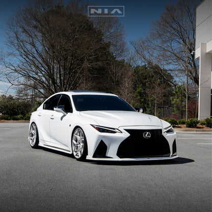 Lexus IS 500 NIA Front Lip Splitter Bodykit 2022-2025 in ABS or Carbon Fiber