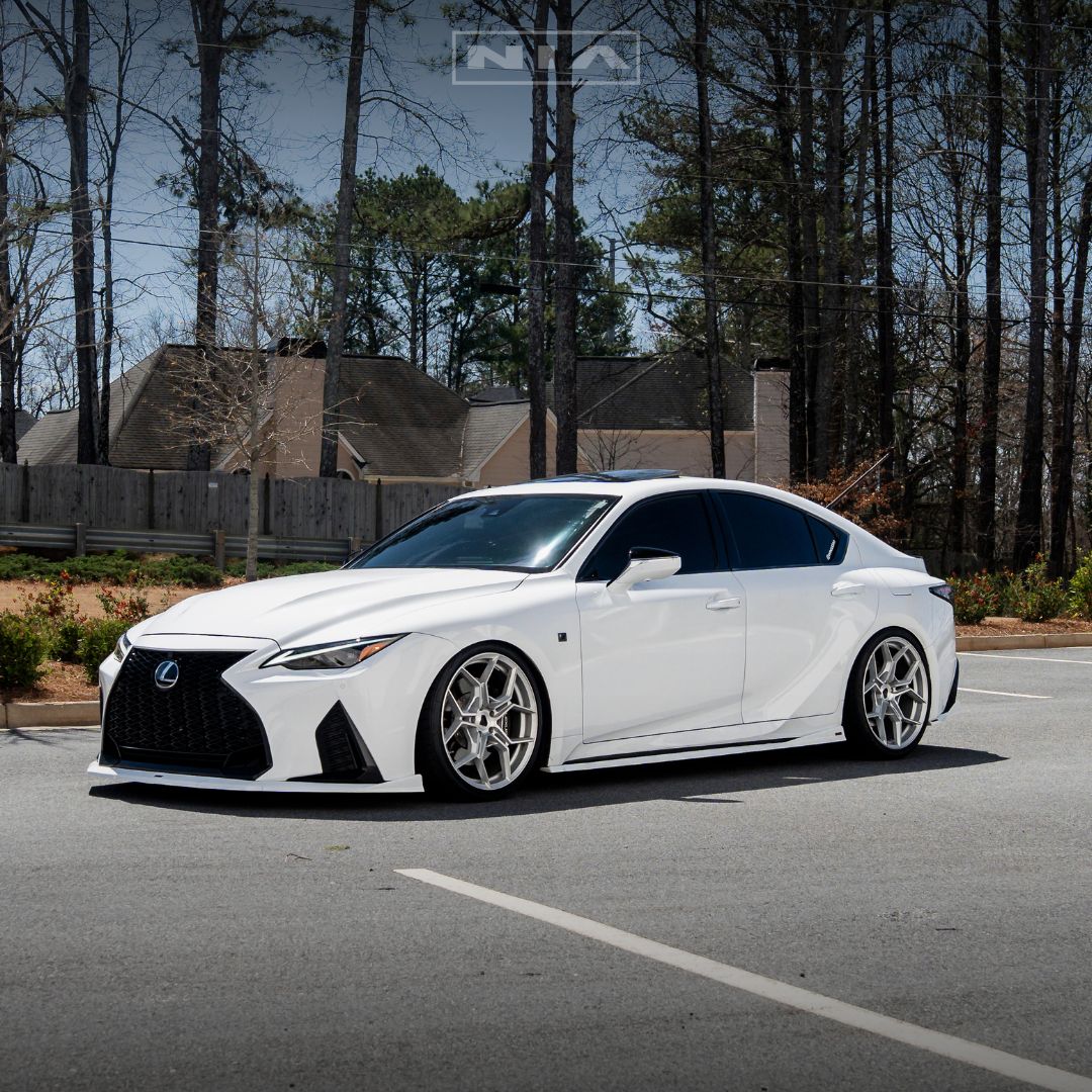 Lexus IS 500 NIA Front Lip Splitter Bodykit 2022-2025 in ABS or Carbon Fiber